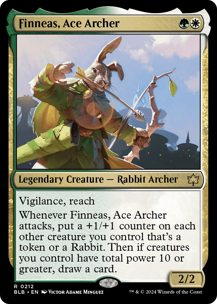 Image of Finneas, Ace Archer [Bloomburrow]