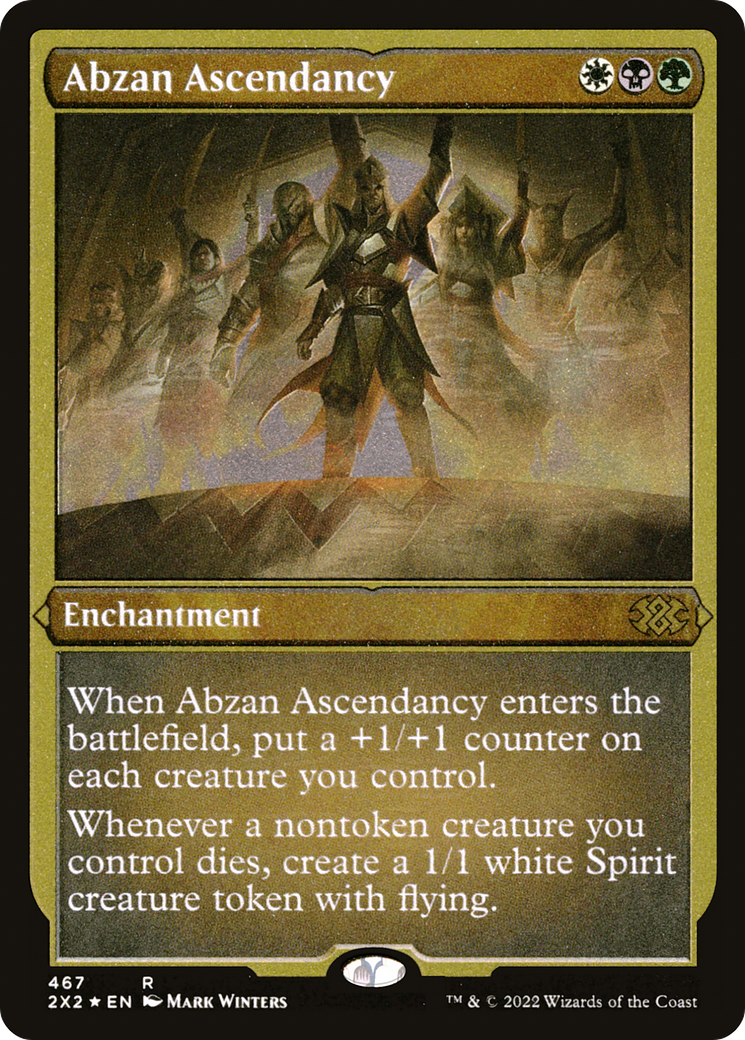 Image of Abzan Ascendancy (Foil Etched) [Double Masters 2022]