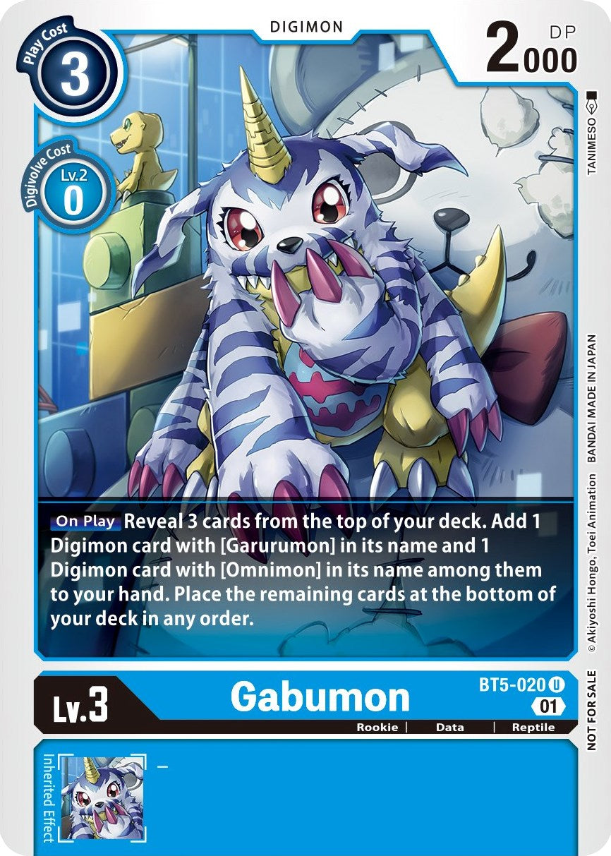 Image of Gabumon [BT5-020] (Winner Pack New Awakening) [Battle of Omni]