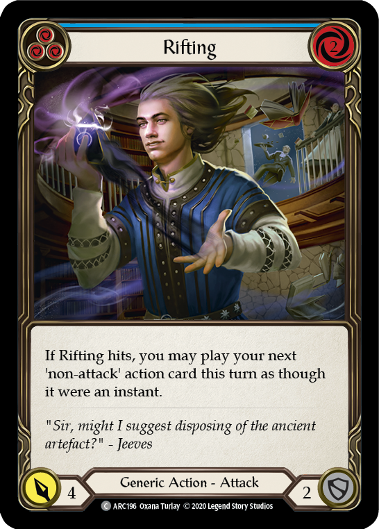 Image of Rifting (Blue) [U-ARC196] (Arcane Rising Unlimited)  Unlimited Normal
