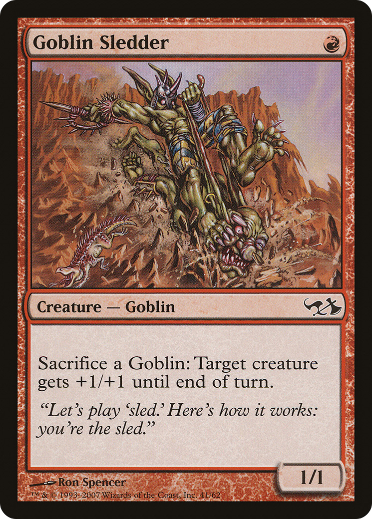 Image of Goblin Sledder [Duel Decks: Elves vs. Goblins]
