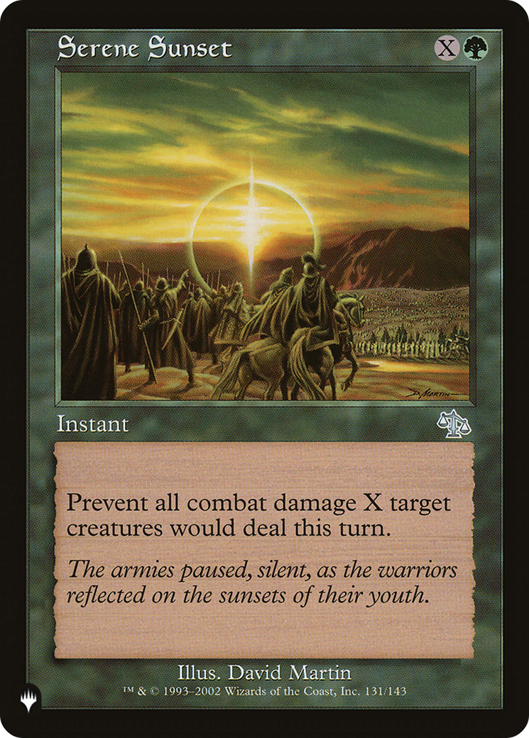 Image of Serene Sunset [The List]