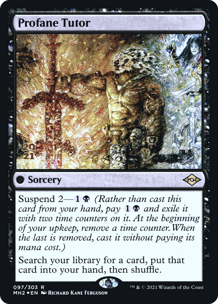 Image of Profane Tutor [Modern Horizons 2 Prerelease Promos]