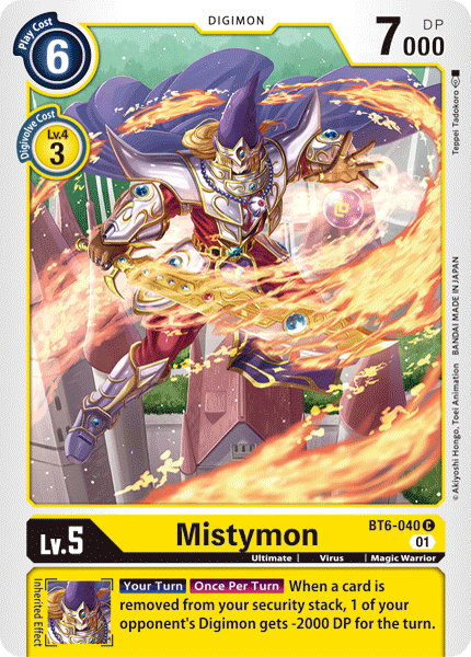 Image of Mistymon [BT6-040] [Double Diamond]