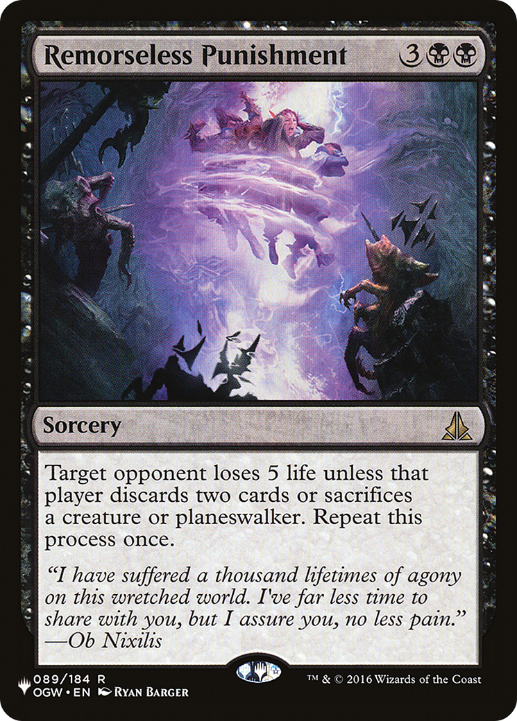 Image of Remorseless Punishment [The List]