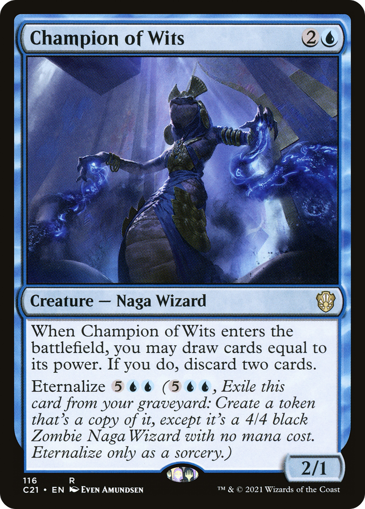 Image of Champion of Wits [Commander 2021]