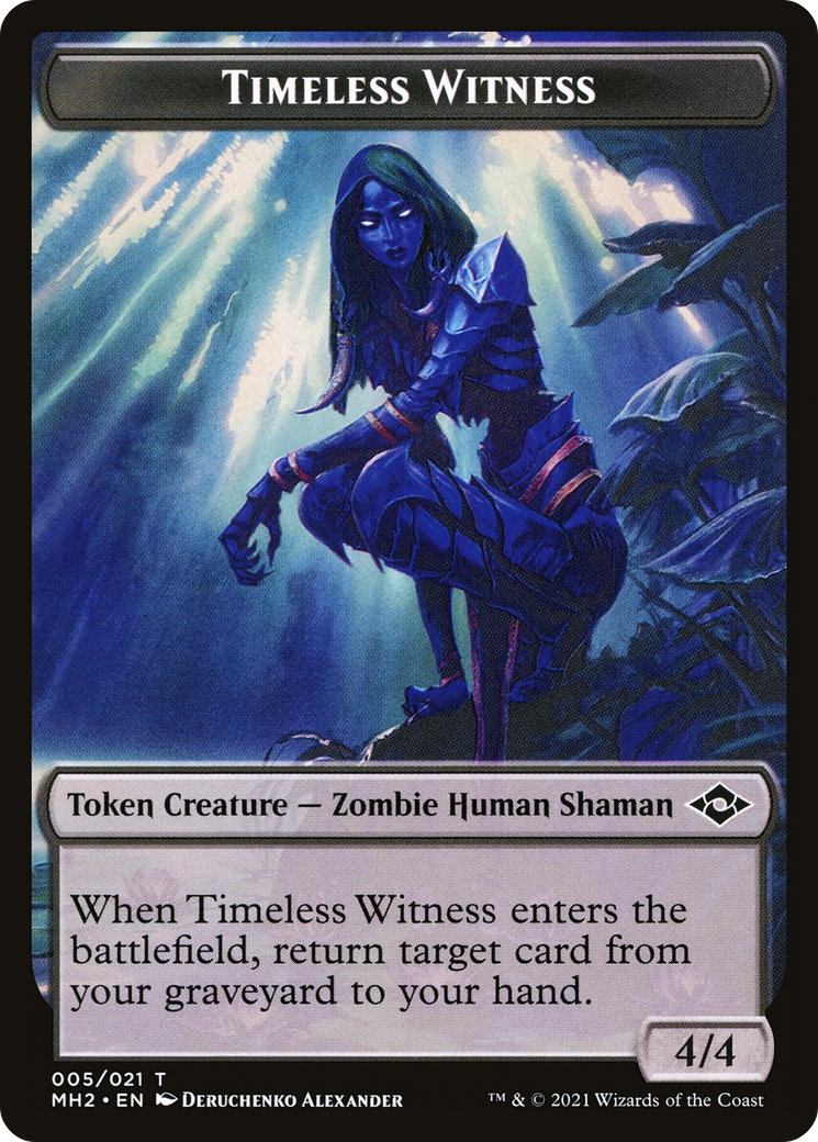 Image of Timeless Witness Token [Modern Horizons 2 Tokens]