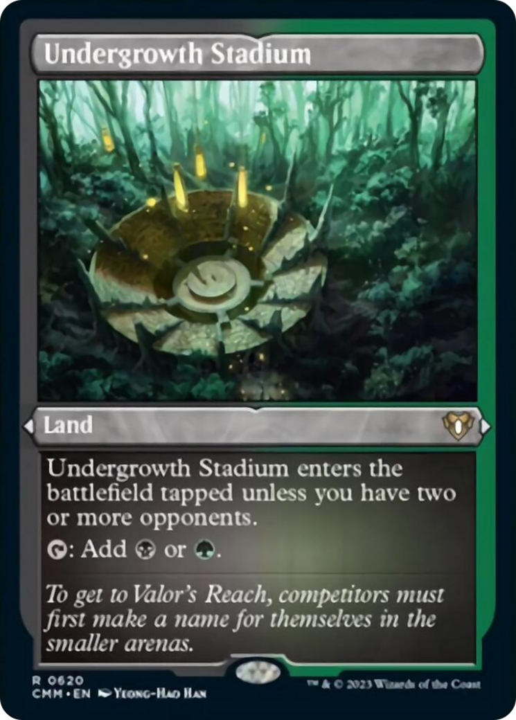 Image of Undergrowth Stadium (Foil Etched) [Commander Masters]