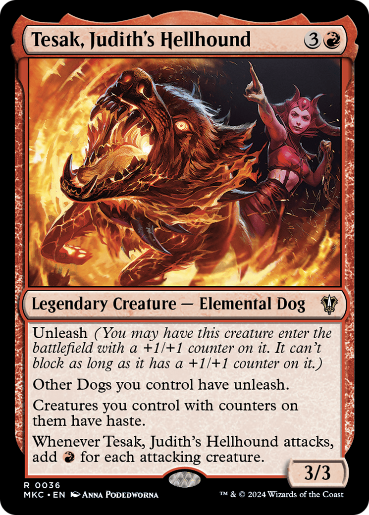 Image of Tesak, Judith's Hellhound [Murders at Karlov Manor Commander]