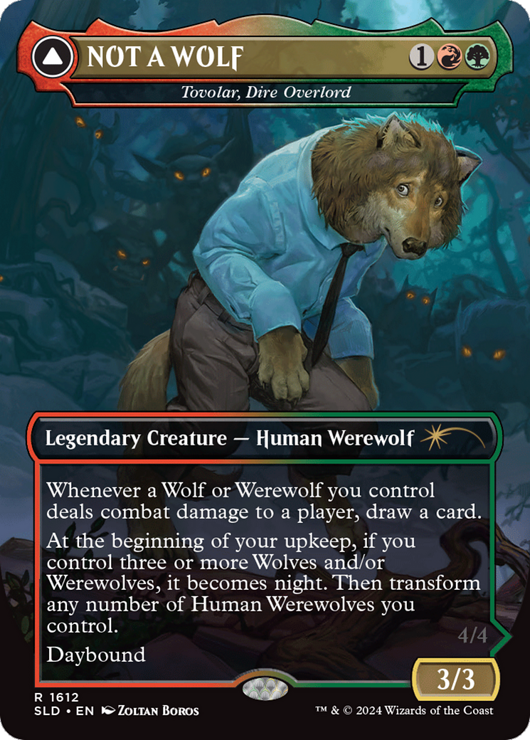 Image of NOT A WOLF - Tovolar, Dire Overlord [Secret Lair Drop Series]