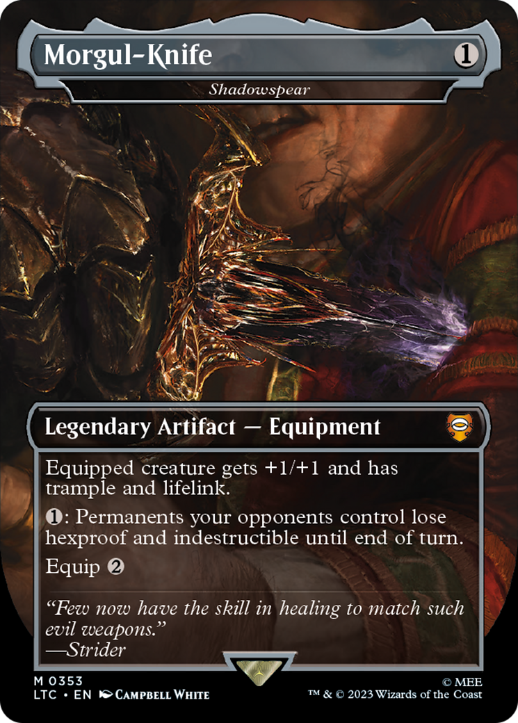 Image of Morgul-Knife - Shadowspear [The Lord of the Rings: Tales of Middle-Earth Commander]