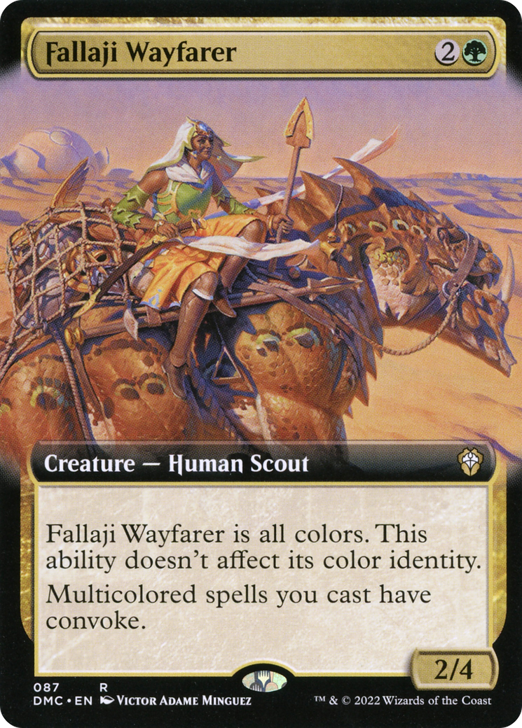 Image of Fallaji Wayfarer (Extended Art) [Dominaria United Commander]