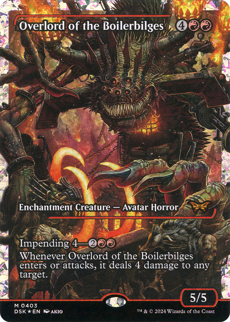 Image of Overlord of the Boilerbilges (Japan Showcase Fracture Foil) [Duskmourn: House of Horror]