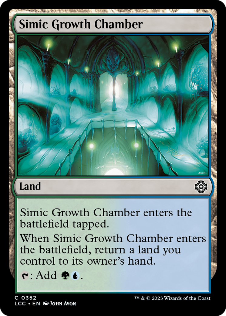 Image of Simic Growth Chamber [The Lost Caverns of Ixalan Commander]