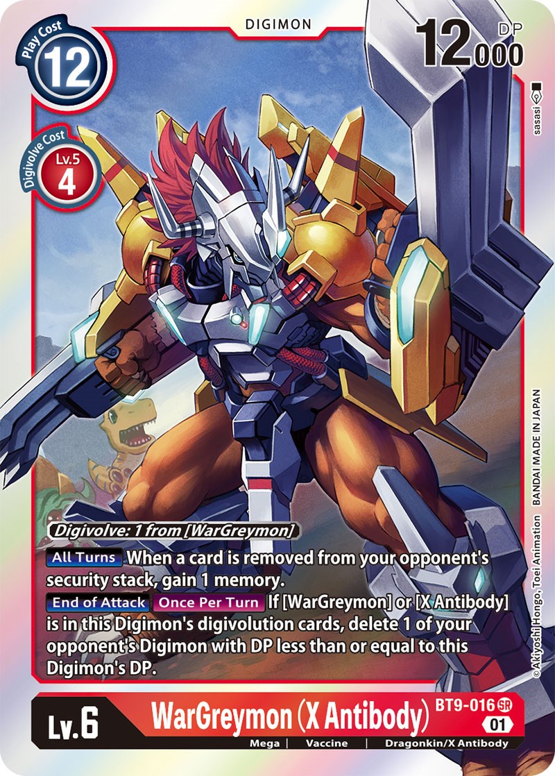 Image of WarGreymon (X Antibody) [BT9-016] [X Record]