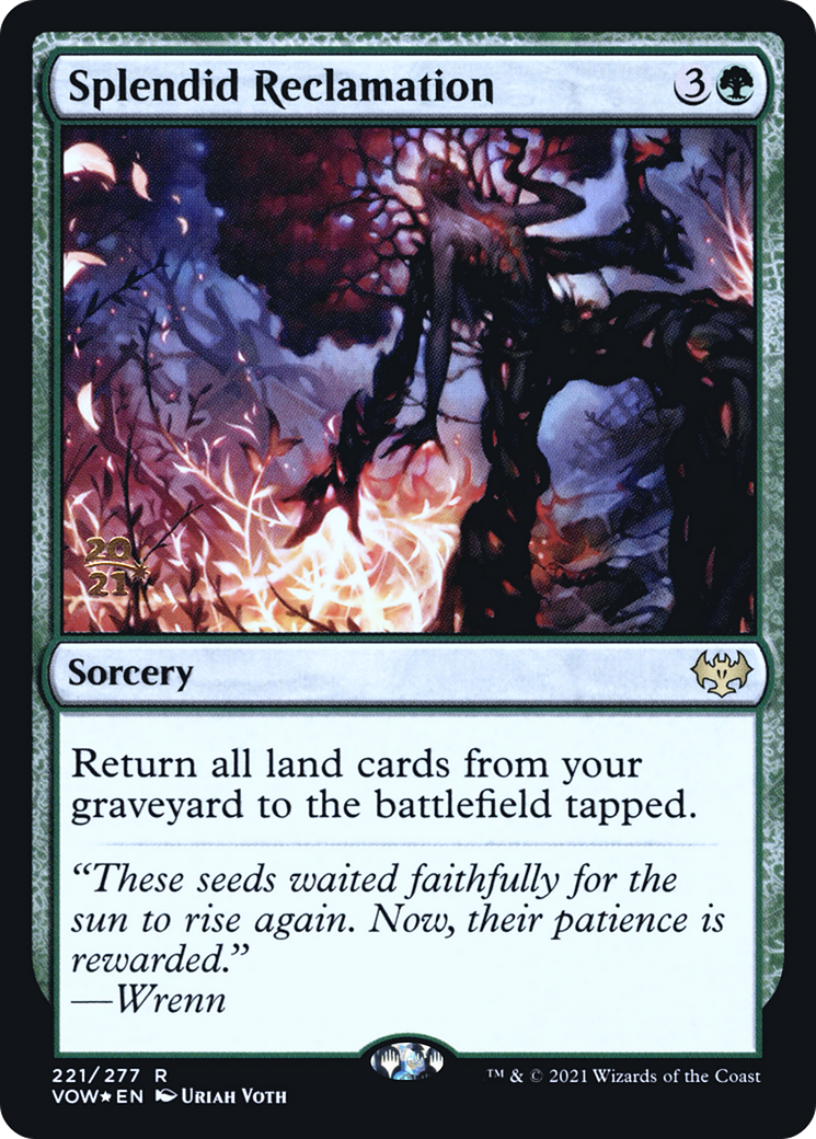 Image of Splendid Reclamation [Innistrad: Crimson Vow Prerelease Promos]