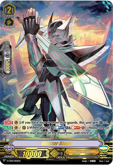 Image of Blaster Blade (V-CS02/002EN) [Memoir of Vanguard Koshien]