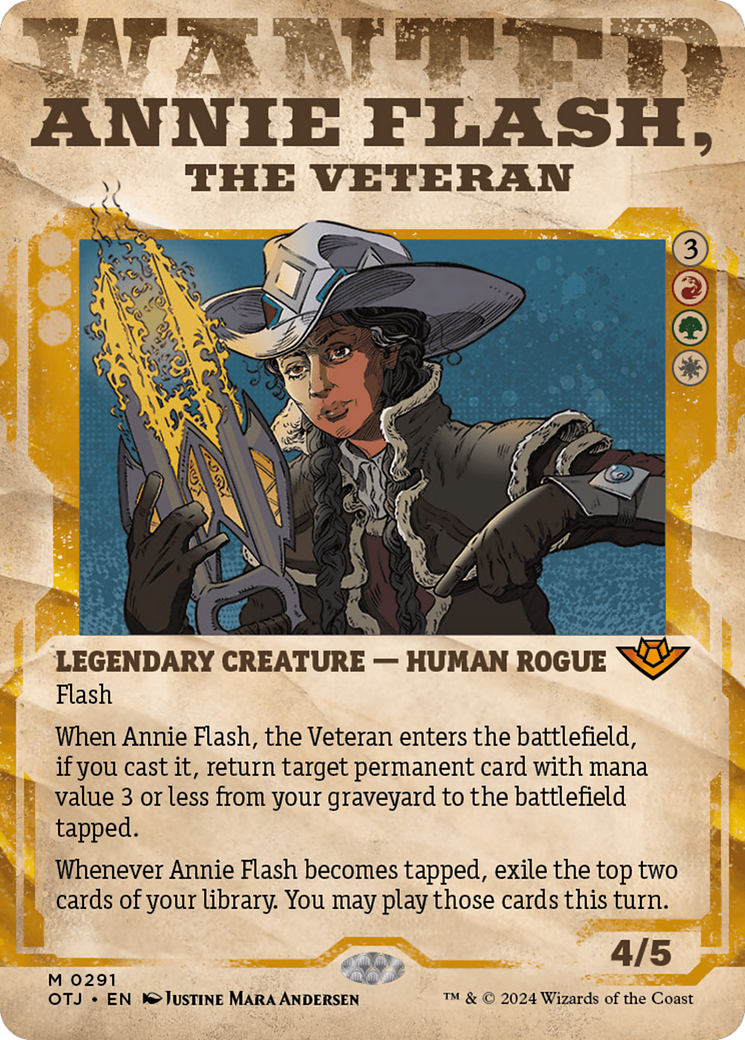 Image of Annie Flash, the Veteran (Showcase) [Outlaws of Thunder Junction]