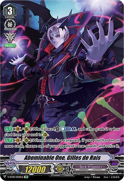 Image of Abominable One, Gilles de Rais (V-BT09/SP09EN) [Butterfly d'Moonlight]