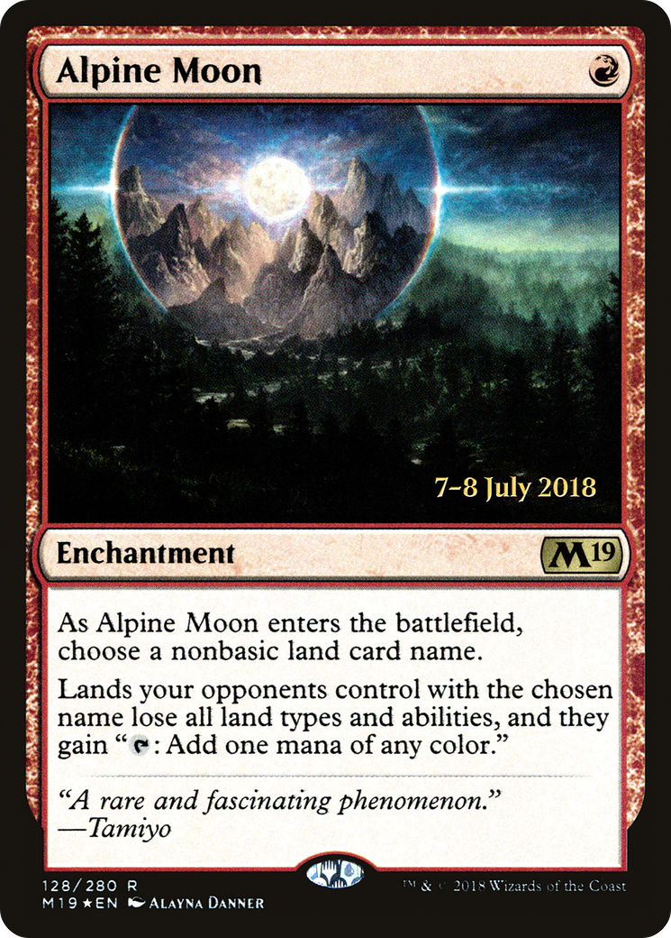 Image of Alpine Moon [Core Set 2019 Prerelease Promos]