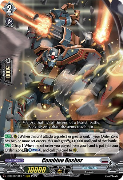 Image of Combine Rusher (D-BT06/008EN) [Blazing Dragon Reborn]