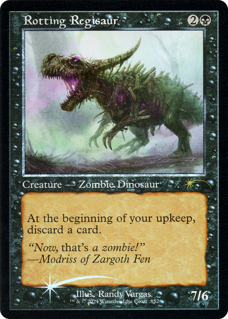 Image of Rotting Regisaur (Retro Frame) [Secret Lair Drop Series]
