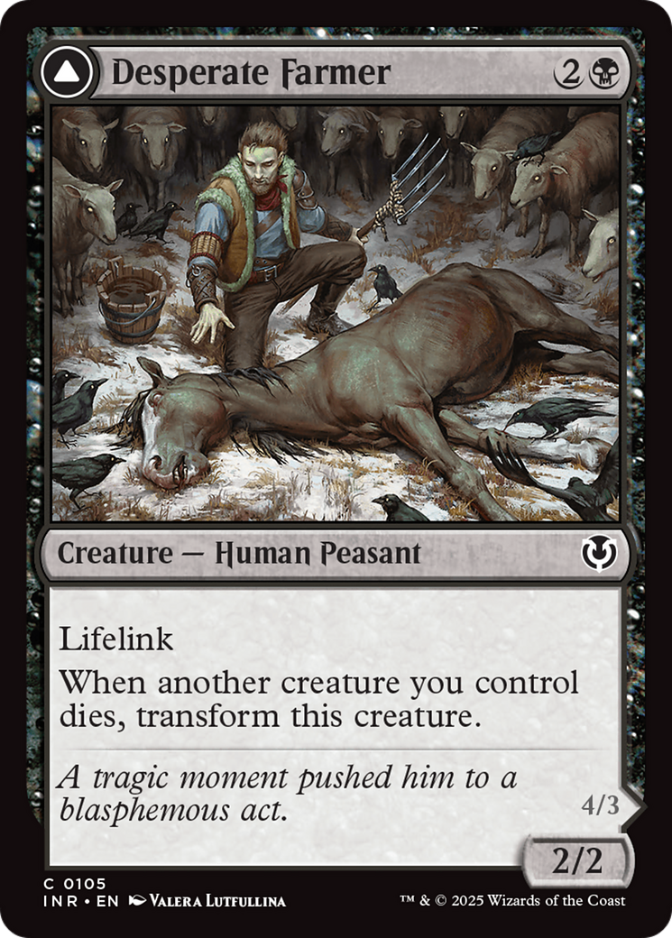 Image of Desperate Farmer // Depraved Harvester [Innistrad Remastered]