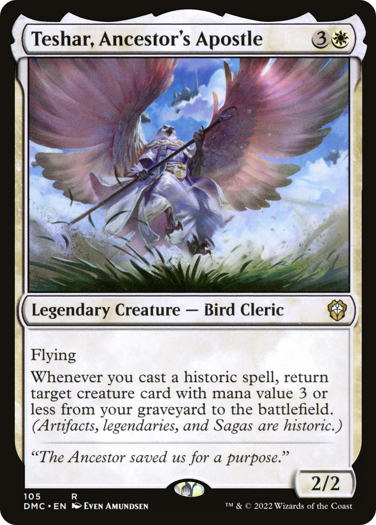 Image of Teshar, Ancestor's Apostle [Dominaria United Commander]
