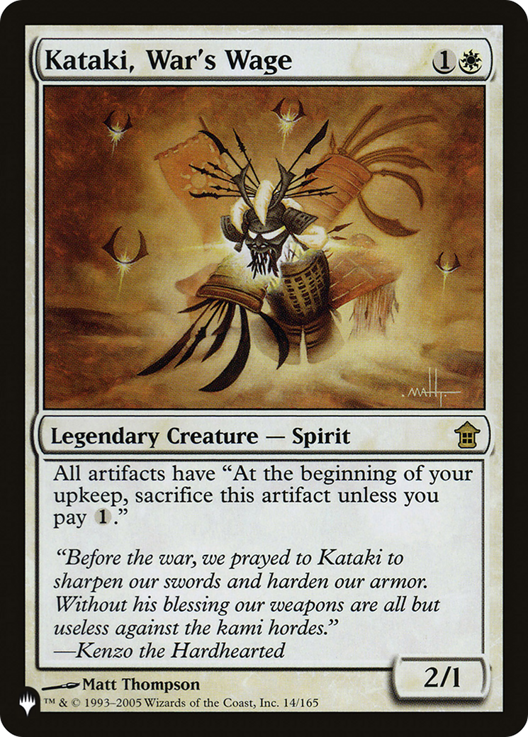 Image of Kataki, War's Wage [The List]