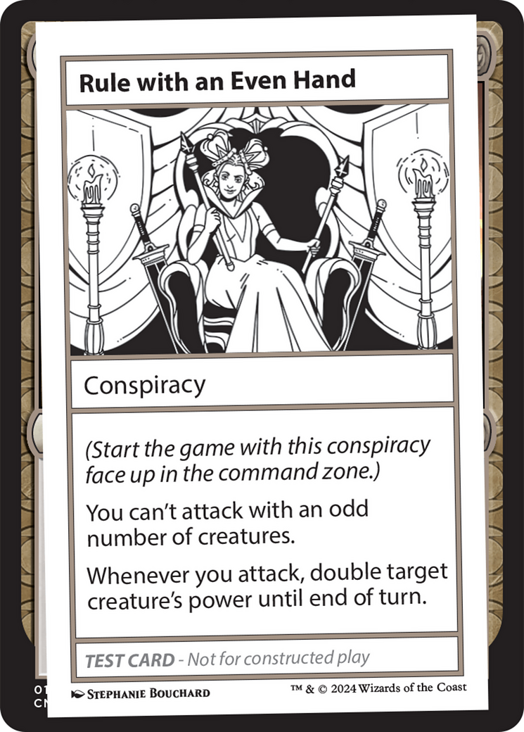 Image of Rule with an Even Hand [Mystery Booster 2 Playtest Cards]