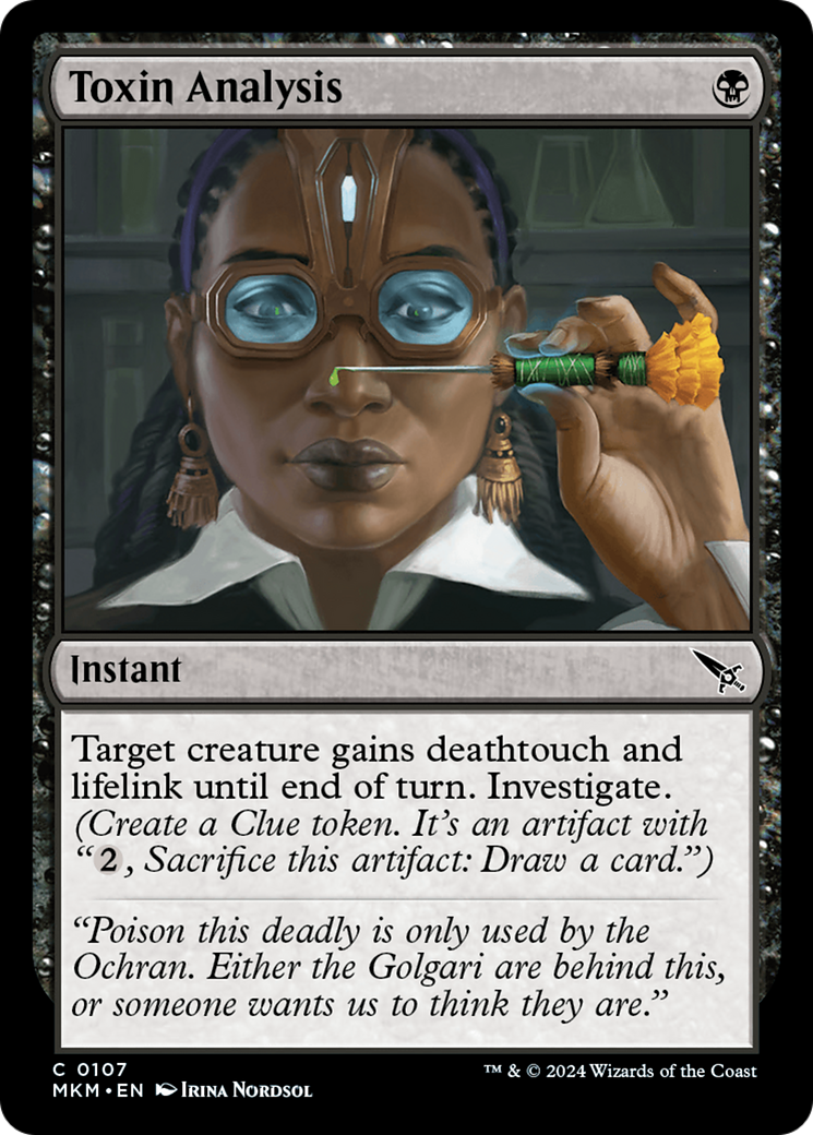 Image of Toxin Analysis [Murders at Karlov Manor]