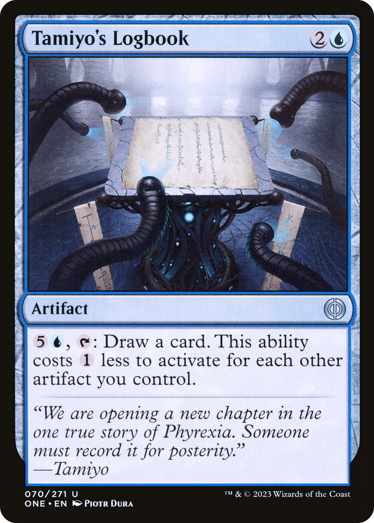 Image of Tamiyo's Logbook [Phyrexia: All Will Be One]