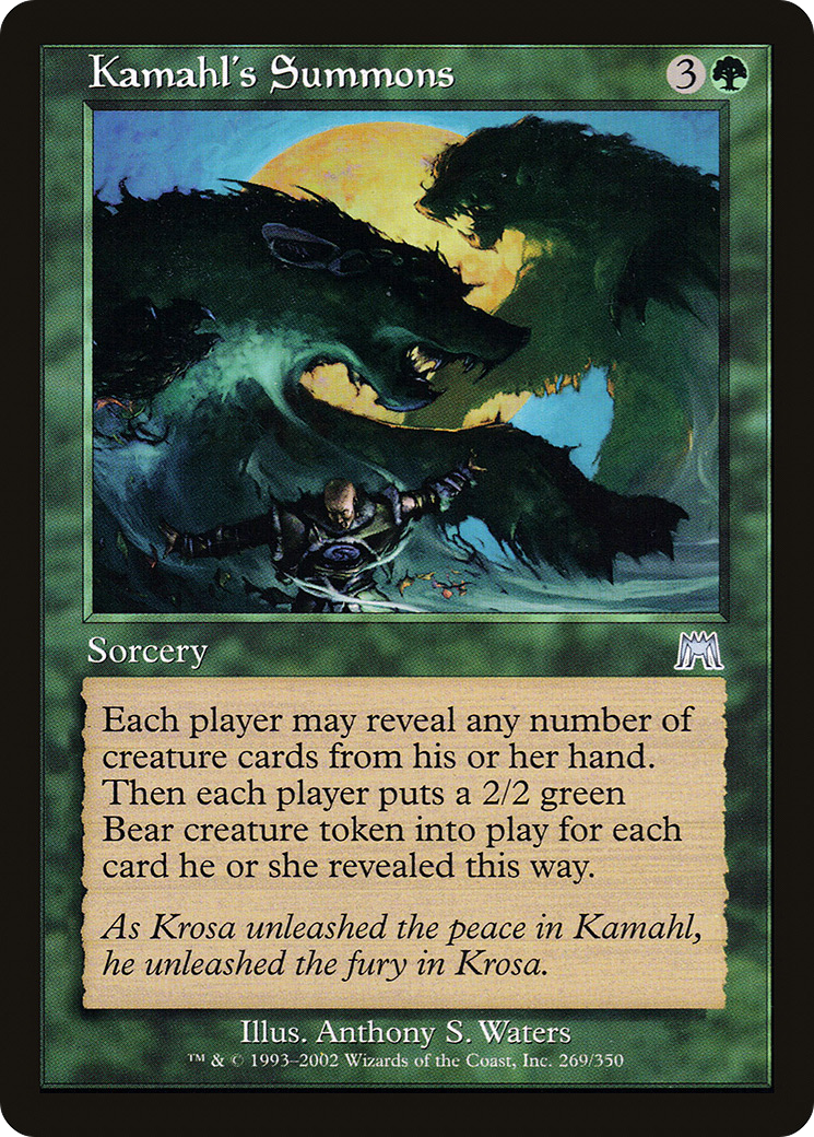 Image of Kamahl's Summons [Onslaught]