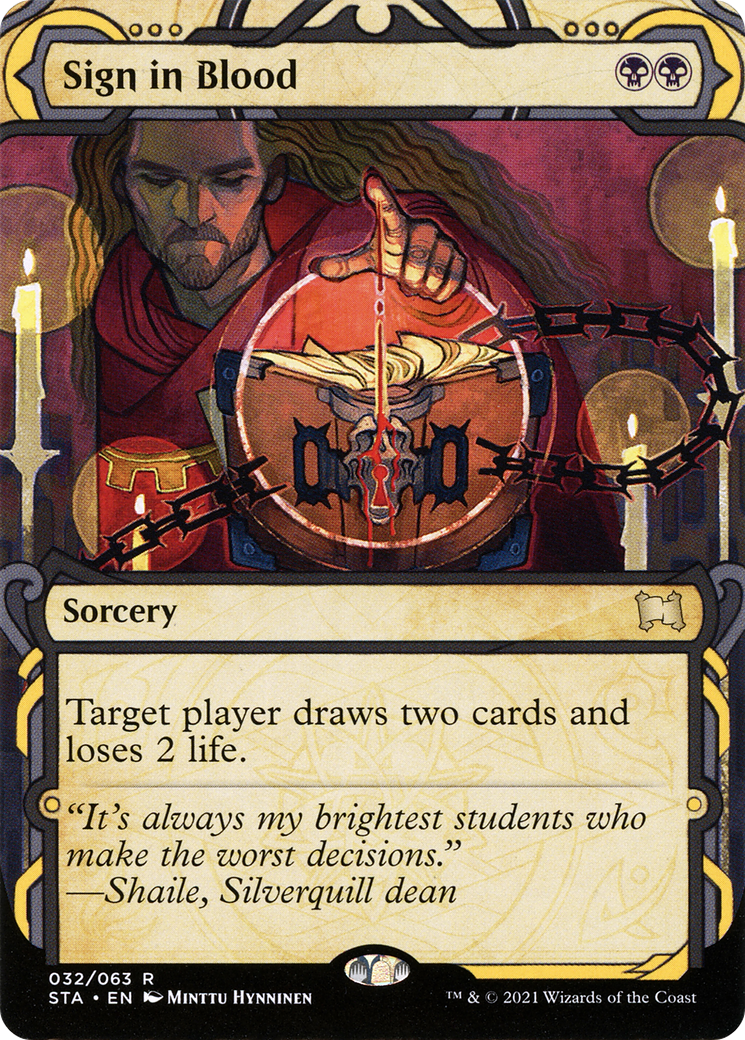 Image of Sign in Blood [Strixhaven: School of Mages Mystical Archive]