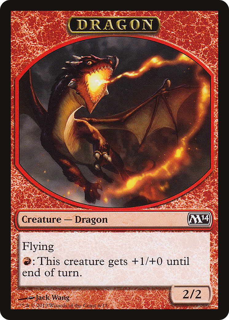 Image of Dragon Token [Magic 2014 Tokens]