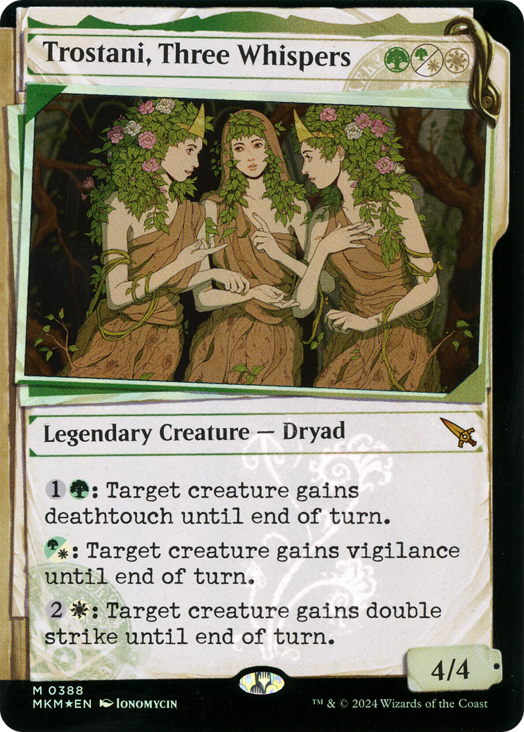 Image of Trostani, Three Whispers (Showcase) (Invisible Ink) [Murders at Karlov Manor]