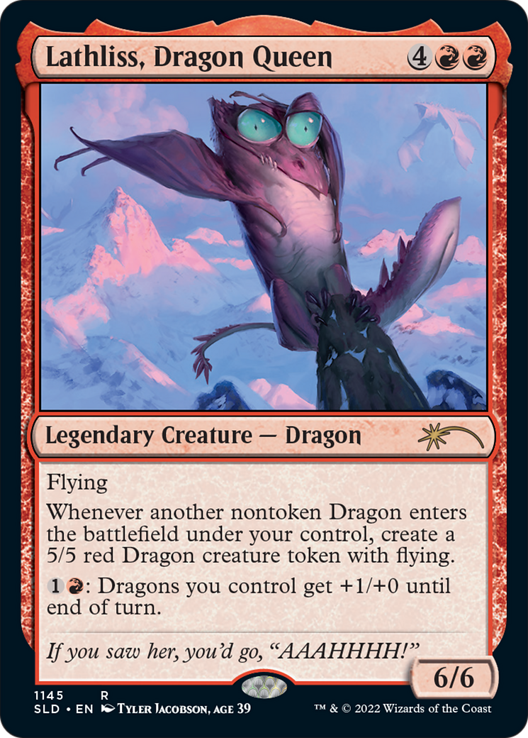 Image of Lathliss, Dragon Queen (1145) [Secret Lair Drop Series]