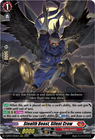 Image of Stealth Beast, Silent Crow (D-BT07/003EN) [Raging Flames Against Emerald Storm]