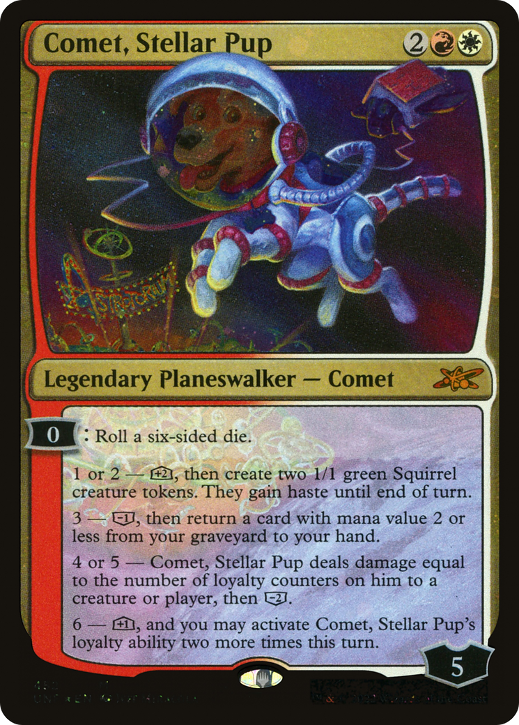 Image of Comet, Stellar Pup (Galaxy Foil) [Unfinity]