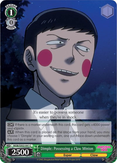 Image of Dimple: Possessing a Claw Minion (MOB/SX02-041 C) [Mob Psycho 100]