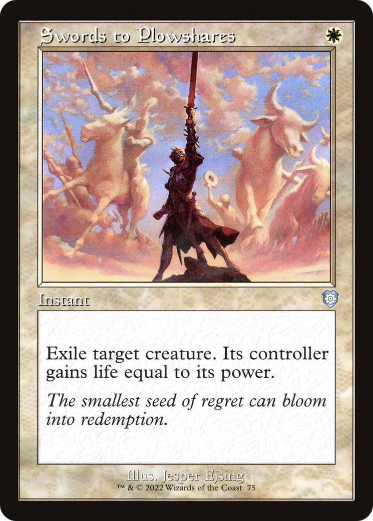 Image of Swords to Plowshares (Retro) [The Brothers' War Commander]