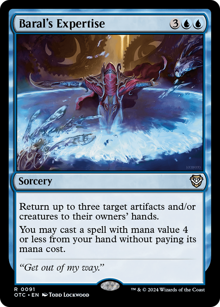 Image of Baral's Expertise [Outlaws of Thunder Junction Commander]