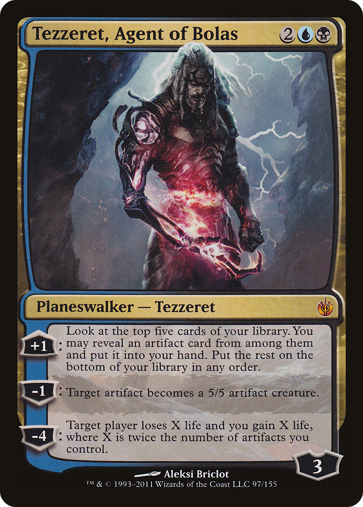 Image of Tezzeret, Agent of Bolas [Mirrodin Besieged]