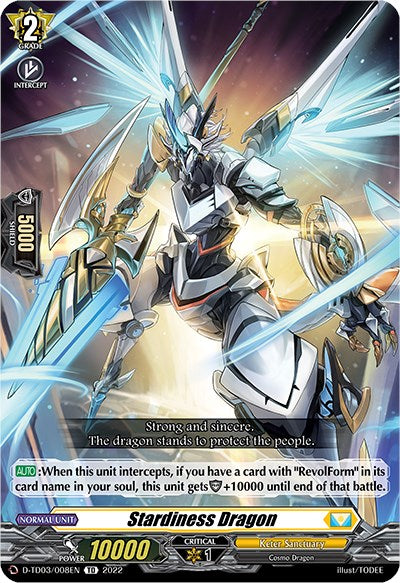 Image of Stardiness Dragon (D-TD03/008EN) [Raika Koshiba -Skyfall Executors-]