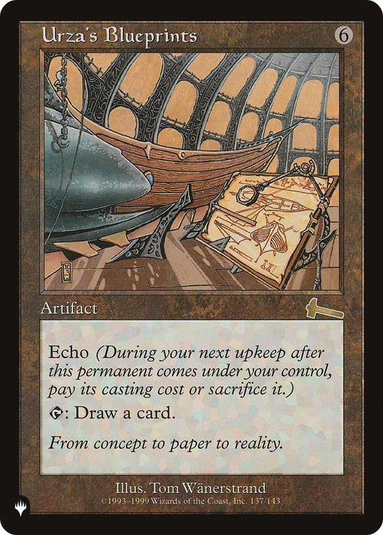 Image of Urza's Blueprints [The List]