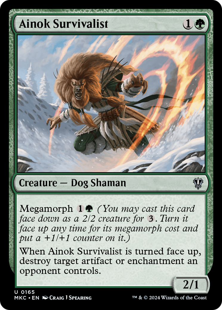 Image of Ainok Survivalist [Murders at Karlov Manor Commander]