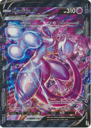 Image of Mewtwo V-Union (Jumbo Card) [Sword & Shield: Black Star Promos]