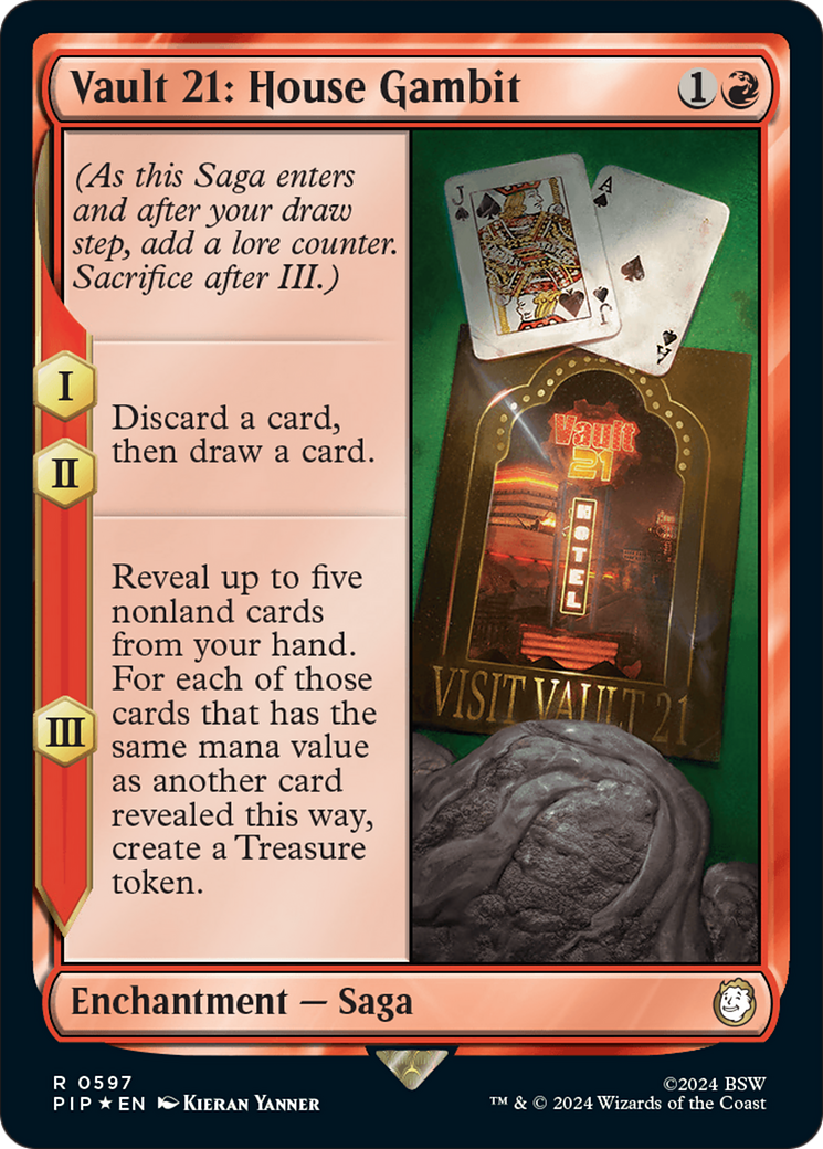 Image of Vault 21: House Gambit (Surge Foil) [Fallout]