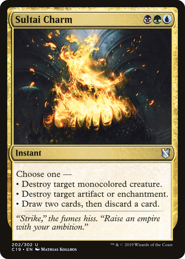 Image of Sultai Charm [Commander 2019]