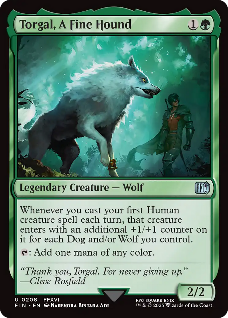 Image of Torgal, A Fine Hound [FINAL FANTASY]